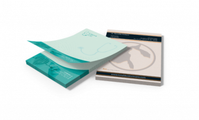 Bloco/Receituário com 100 folhas Sulfite 120g 10x15cm - 4x4 - 20 unid