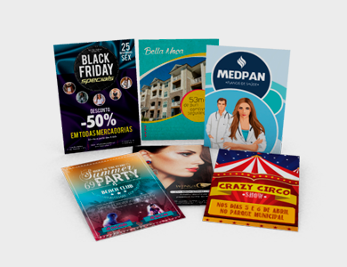 Cartaz Couchê Fosco 170g Sem Verniz 30x42cm - 4x0 - 1 unid