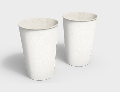 Copo de Papel Biodegradável Sem Impressão 440ml Sem Verniz 8,5x11cm	 - Sem Impressão - 10000 unid