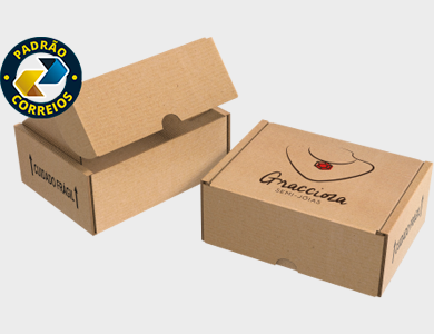 Embalagem para Correios/Ecommerce PAC P2 02  Papelão 340g 14,5x10,5x5,5cm - 4x0 - 250 unid