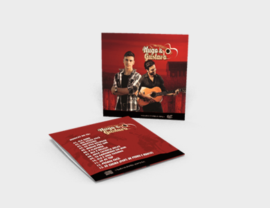 Envelope para CD Supremo 300g Verniz Total Frente 12,6x12,5cm Com Cola - 4x0 - 500 unid