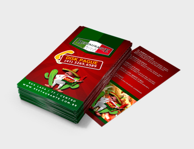 Folder/Filipeta Couchê 150g Sem Verniz 10x21cm - 4x4 - 10000 unid