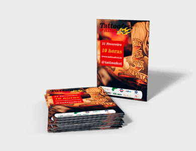 Formato A3 Couchê 300g Laminação Fosca - 4x0 - 250 unid