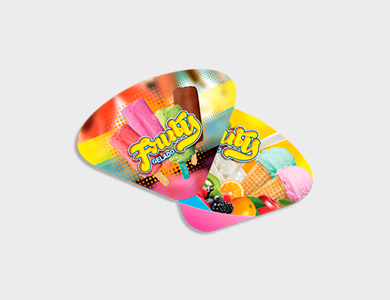 Ventarola Couchê 300g Verniz Total Frente e Verso 20x27cm - 4x0 - 500 unid