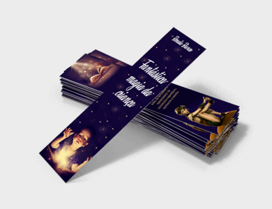 Marcador de Página Couchê 300g Sem Verniz 5x27cm - 4x0 - 100 unid