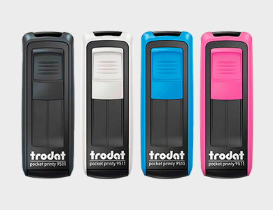 Carimbo de Bolso Trodat ® 9511 38x14mm - 1x0 - 1 unid